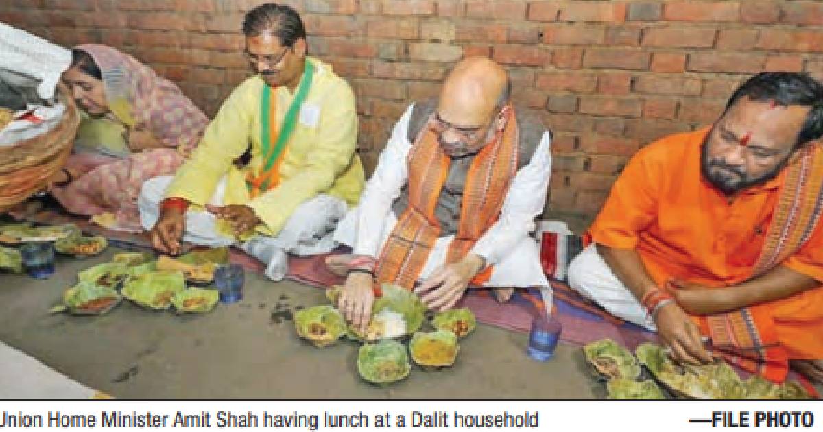 BJP’S EYES ON DALIT VOTERS FOR UPCOMING ELECTIONS